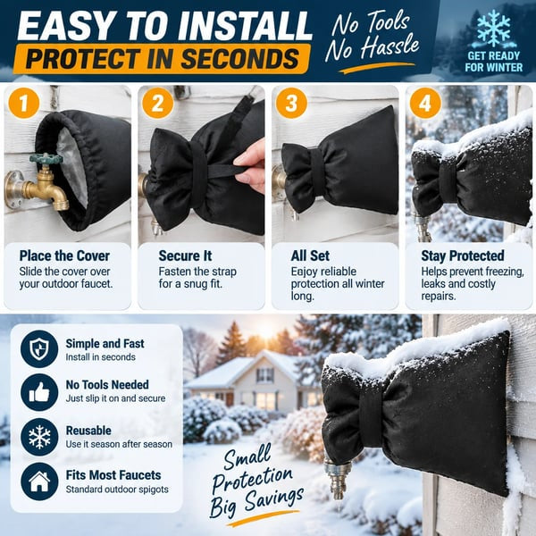 Kartizee™ Thermal Waterproof Hose Bib Covers