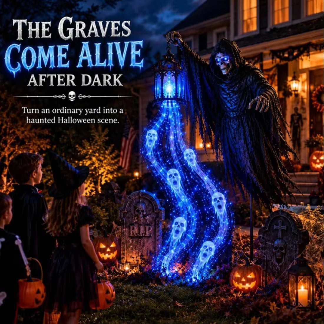 Kartizee™ Grim Reaper Garden Light