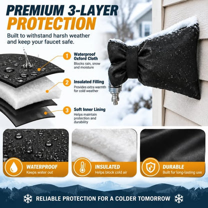 Kartizee™ Thermal Waterproof Hose Bib Covers