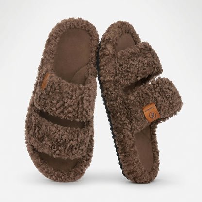 Kartizee™ Fuzzy Open-Toe Slippers