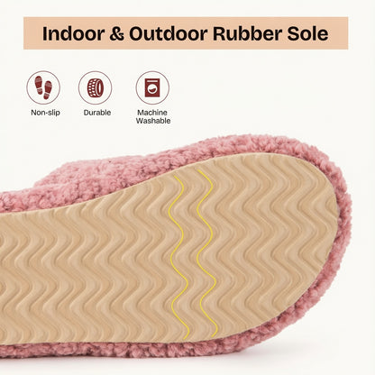 Kartizee™ Fuzzy Open-Toe Slippers
