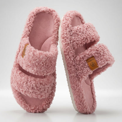 Kartizee™ Fuzzy Open-Toe Slippers